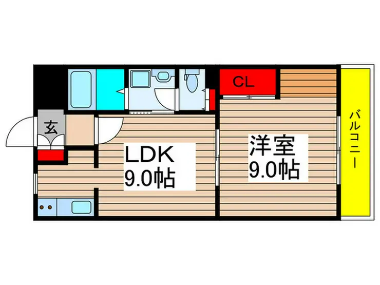 山手ハイツ 1階階 間取り