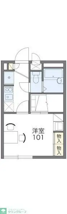 レオパレスラ・プリマヴェーラ 2階階 間取り