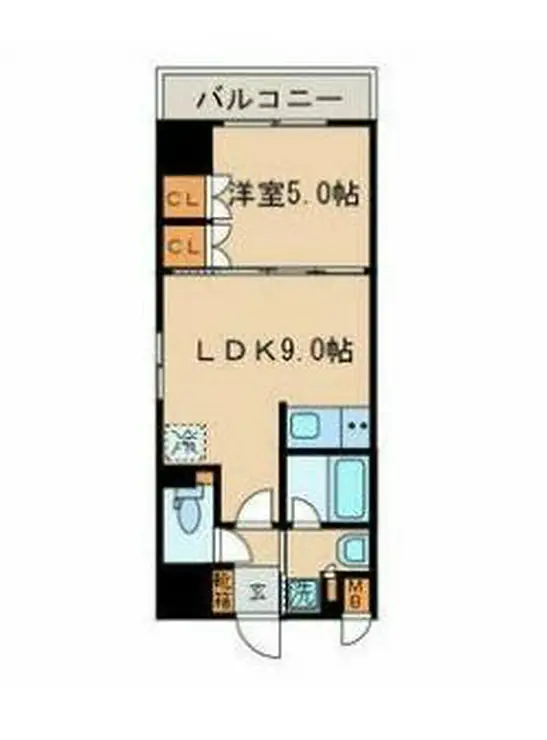 笹塚KYハイツ 8階階 間取り