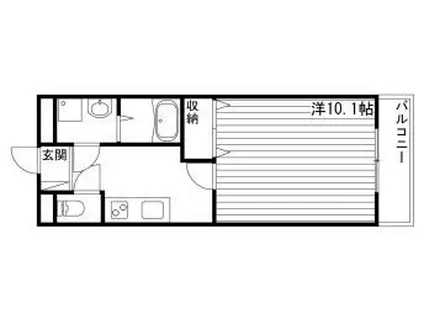 EL-NIDO NODA(1K/3階)の間取り写真