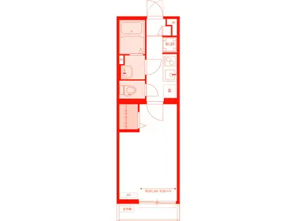 リブリ・柳町(1K/3階)の間取り写真