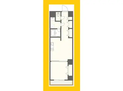 メゾン・ドゥ・ファミーユ(1LDK/3階)の間取り写真