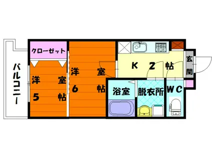 NO.87 MARIAGE STATION(1K/14階)の間取り写真