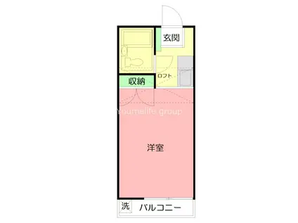 ガーデンバレー21(1K/2階)の間取り写真