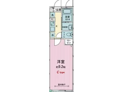 北秋津工事1号(1K/2階)の間取り写真