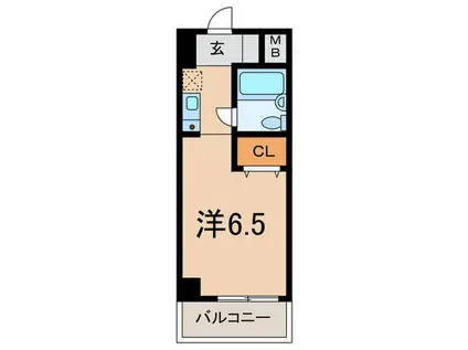 LUCE SHINOHARA(ワンルーム/3階)の間取り写真