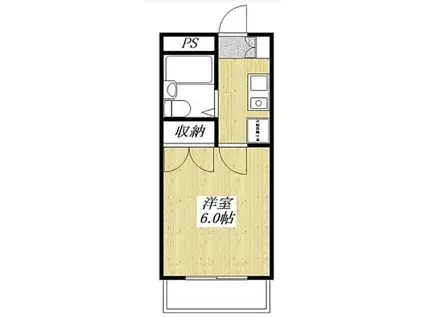 Uトピア高幡不動(ワンルーム/4階)の間取り写真