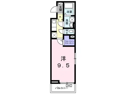 LAGOM城東(1K/3階)の間取り写真