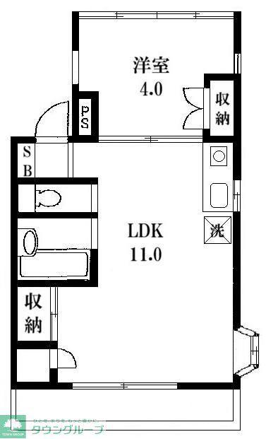 ヴィラヨシダ東川口(1LDK/2階)の間取り写真