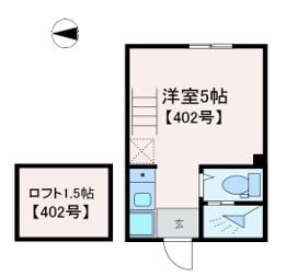 マレーア高円寺(ワンルーム/3階)の間取り写真