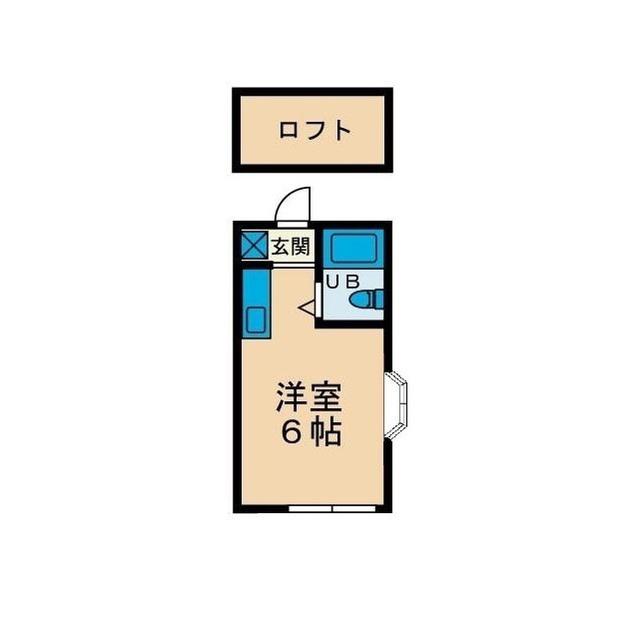 コーポアネモネ(ワンルーム/2階)の間取り写真