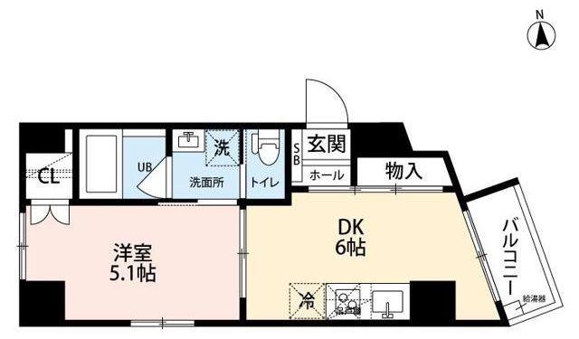BLOOM RESIDENCE(1DK/3階)の間取り写真