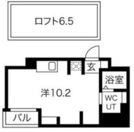 エヌエムキャラントシス(ワンルーム/3階)の間取り写真