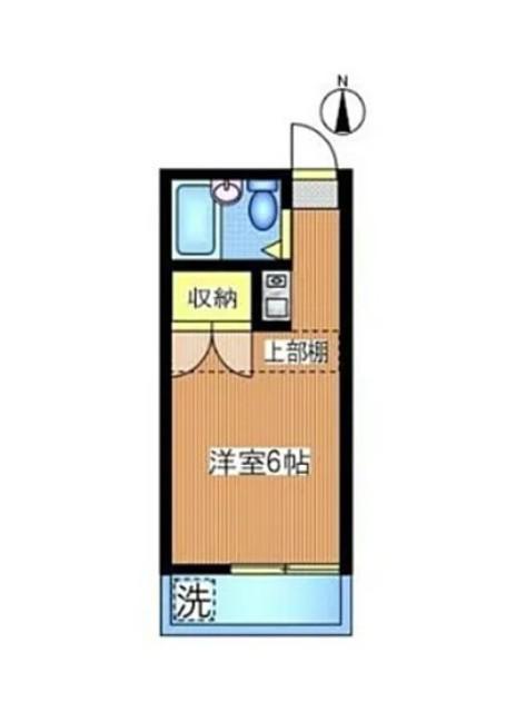 コーポ英香(1K/1階)の間取り写真