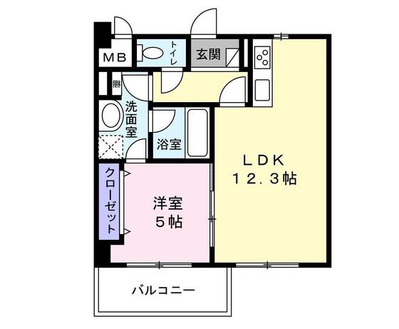 OWLSTYLE KANDACHO(1LDK/8階)の間取り写真