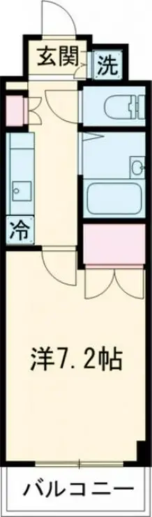 パレステュディオ新宿パークサイド 3階階 間取り