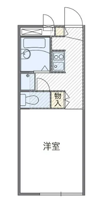 レオパレストウィンクル上星川 2階階 間取り