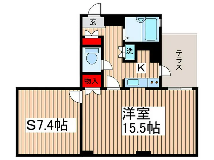 クレストパレス南行徳 1階階 間取り