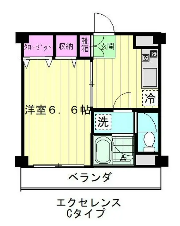 エクセレンス 4階階 間取り
