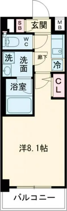 メインステージ小竹向原 6階階 間取り