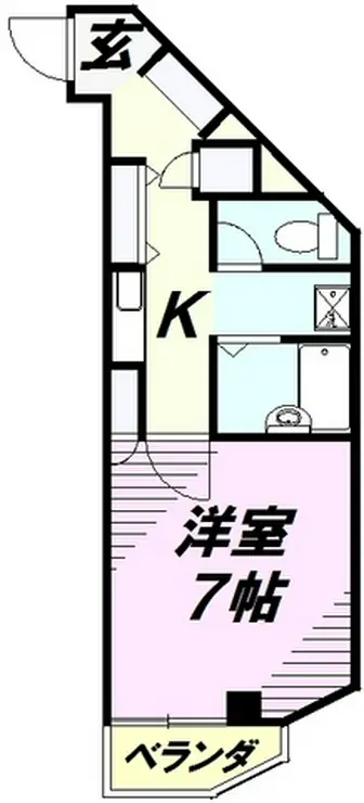 クレセントくすのき台 3階階 間取り