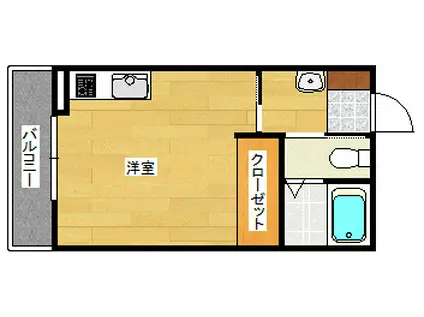 ソア長束(ワンルーム/3階)の間取り写真