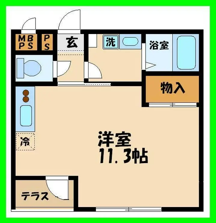 サンルミエール 3階階 間取り