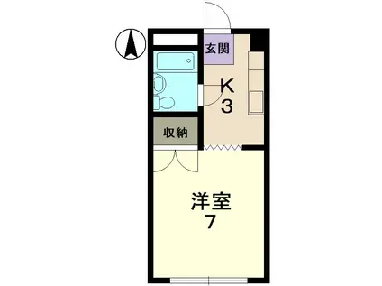 MT JOE(1K/2階)の間取り写真