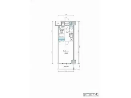 M・STAGE 藤が丘(1K/3階)の間取り写真