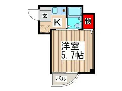 アルト・デ・カーサ(1K/3階)の間取り写真