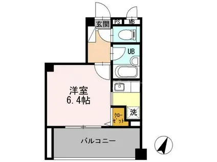 セントハイランド大塚(1K/6階)の間取り写真