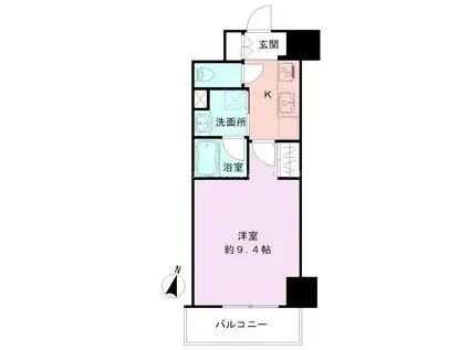 S-FORT新潟駅前(1K/11階)の間取り写真