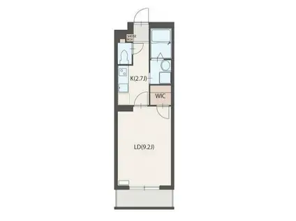 エアリーズ(1K/3階)の間取り写真