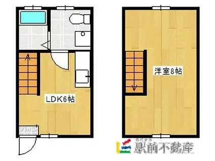 アバンス輝(1DK/1階)の間取り写真