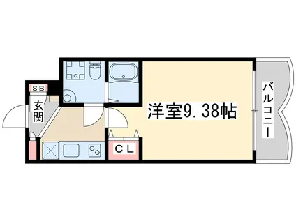 セレニテ新大阪弐番館(1K/11階)の間取り写真