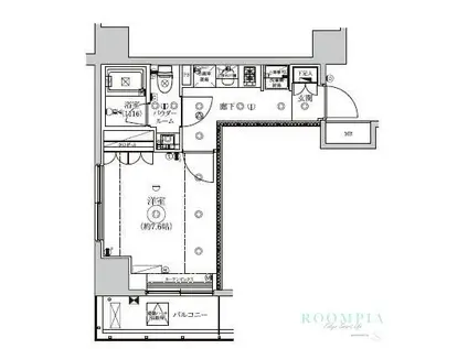 セジョリ駒込西ヶ原(1K/2階)の間取り写真