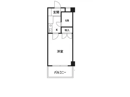 吉田ビル(1K/4階)の間取り写真