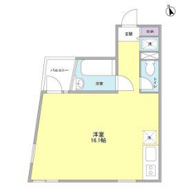 ゼルコバ アネックス(ワンルーム/2階)の間取り写真