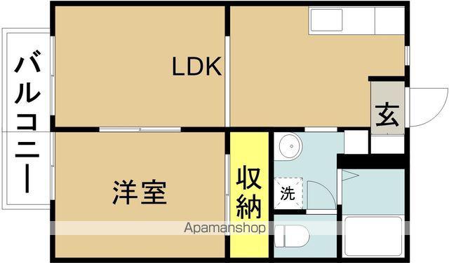 セフィラ宮本  A棟(1LDK/2階)の間取り写真