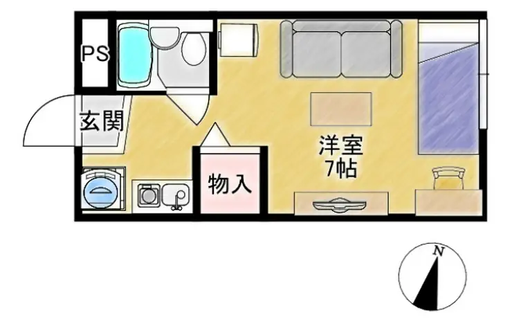 パシフィック桜木 2階階 間取り