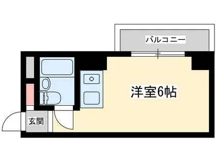 ネオハイツ第3新大阪(ワンルーム/12階)の間取り写真