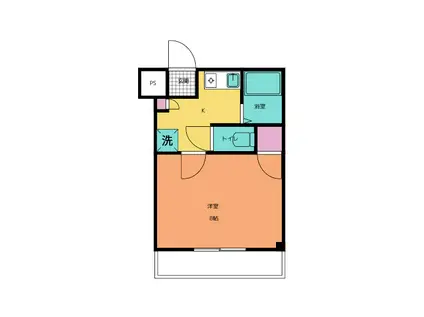 マンション児玉(1K/3階)の間取り写真