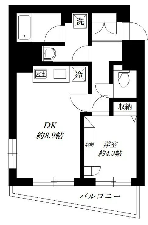 プライブ恵比寿 2階階 間取り