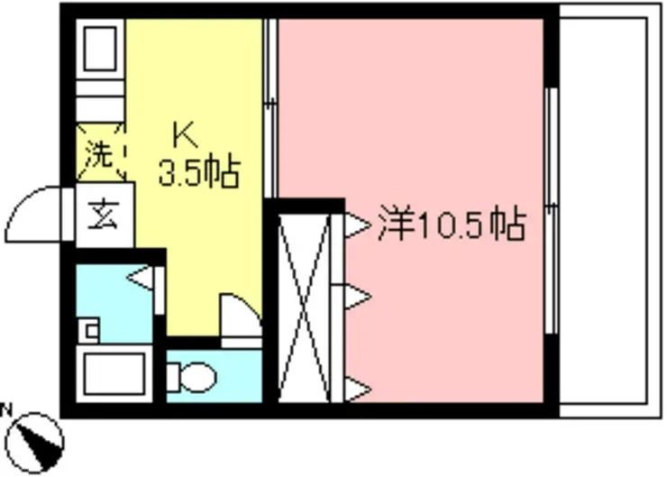 向ヶ丘ローズハイツ 1階階 間取り