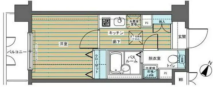 フェニックス目黒 5階階 間取り