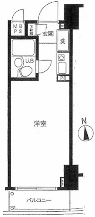 千歳船橋アムフラット 3階階 間取り