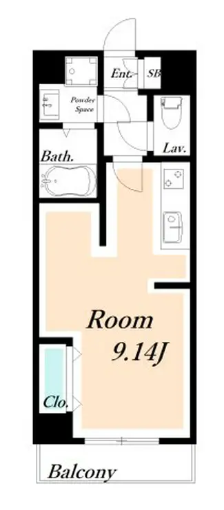 ミツヤ富浜マンション 3階階 間取り