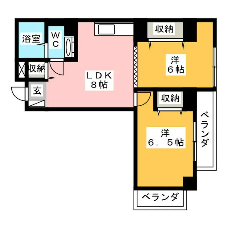 アジュール南大塚 2階階 間取り