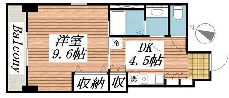 メゾン・ド・ヴィレ恵比寿 6階階 間取り