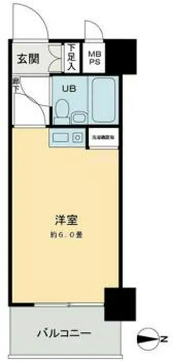 ビブレ西池 3階階 間取り